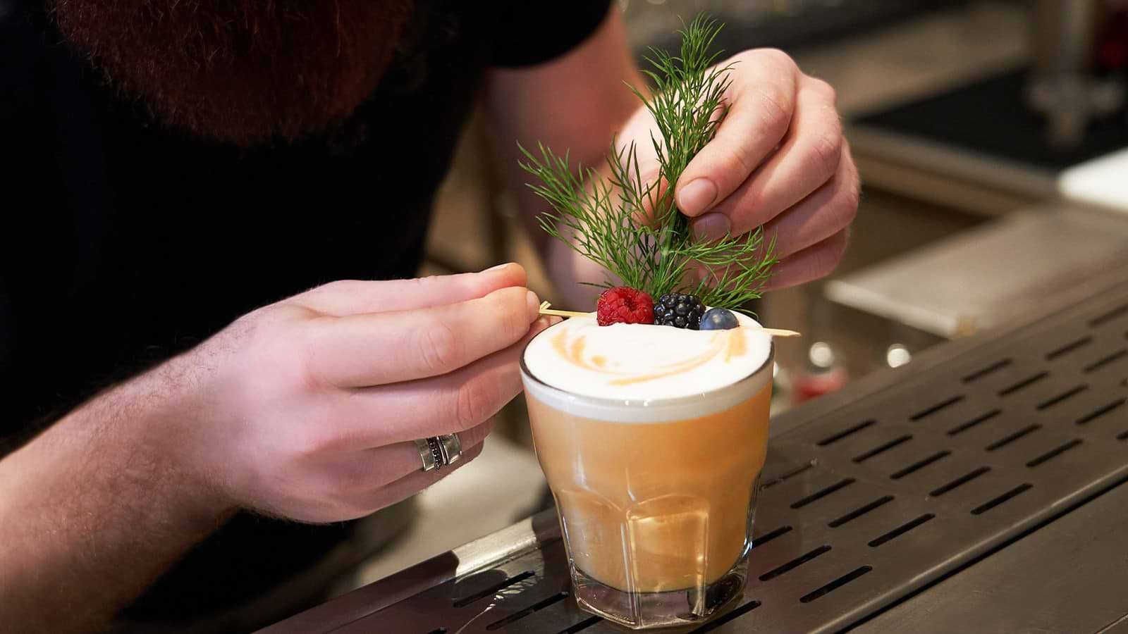 A cocktail at the Loose Cannon