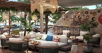Interior view of The Beach Club at Bimini