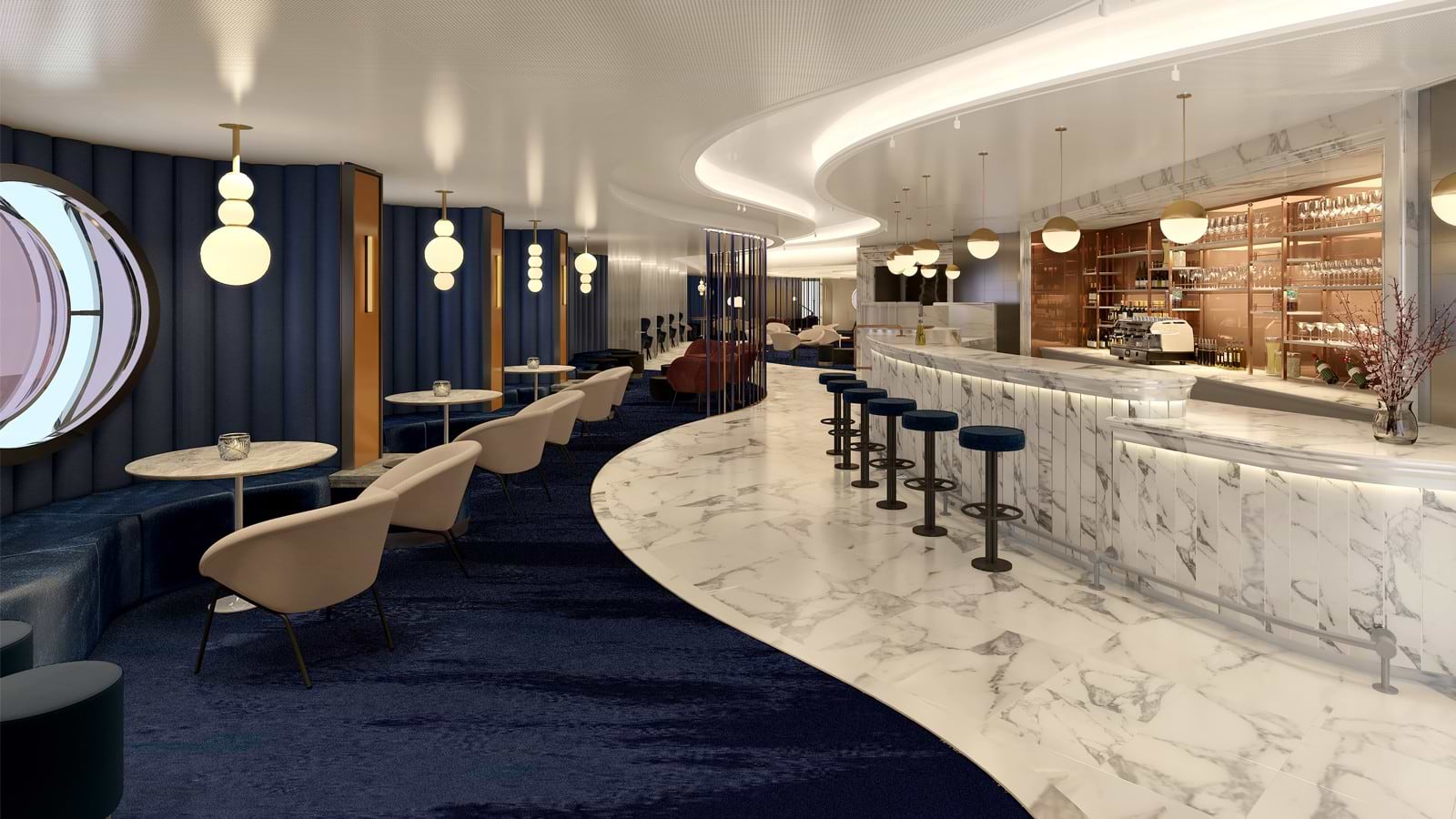 Stylish Champagne Bar