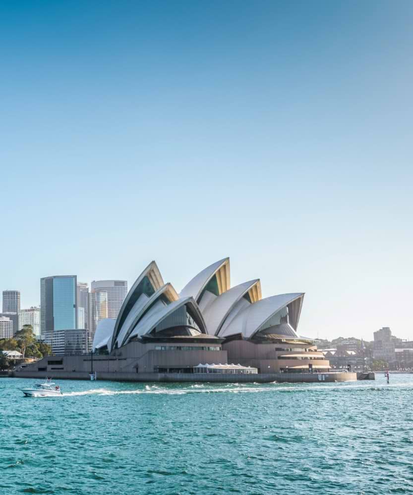 SYDNEY AUSTRALIA - Opera House from the bay