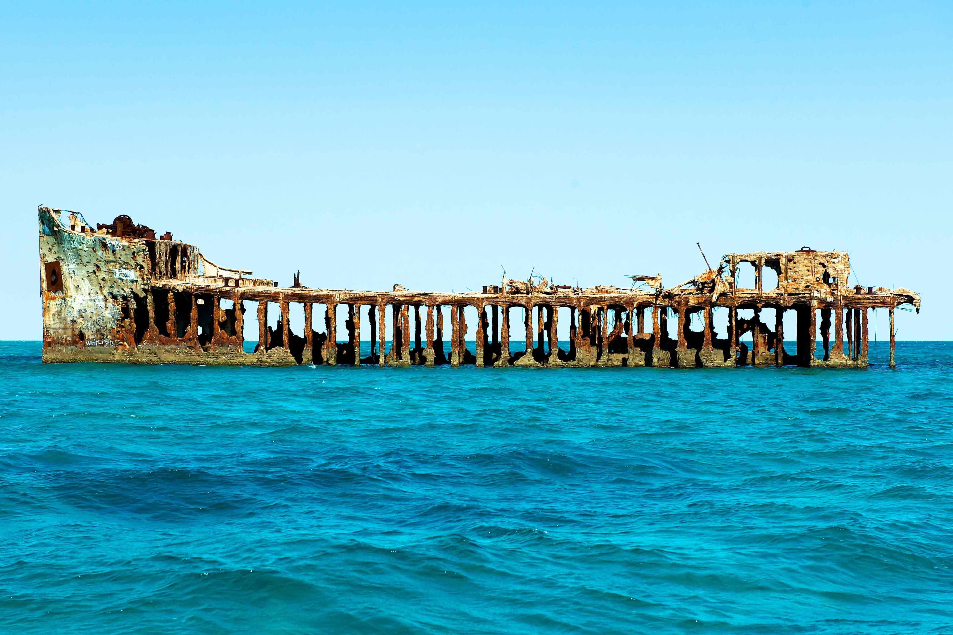 Image of the Sapona Shipwreck shore excursion in Bimini.