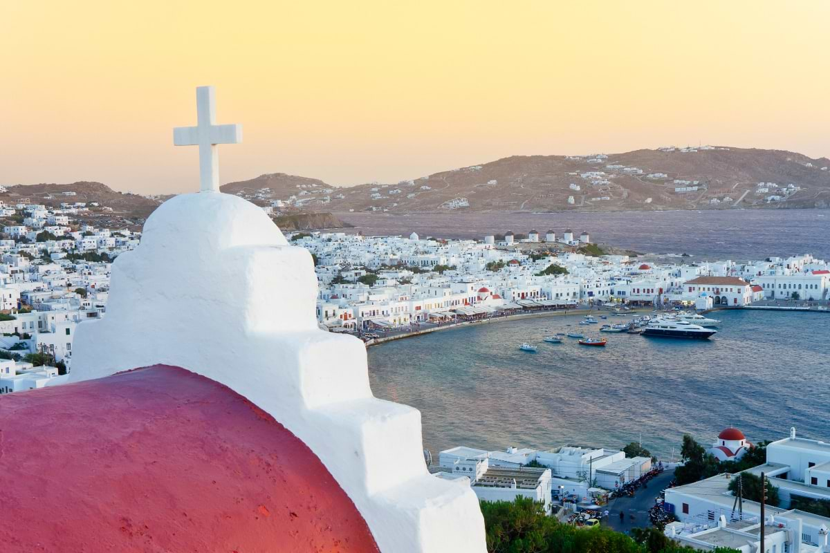 Mykonos — Morning Tender from Ship to Pier