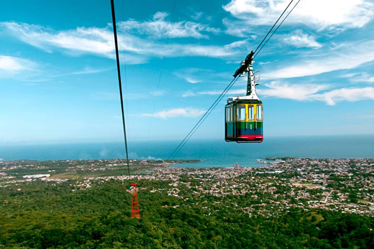 cable car with lunch experience puerto plata