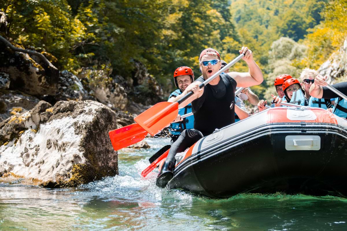 White Water Rafting on the Cetina River in Split