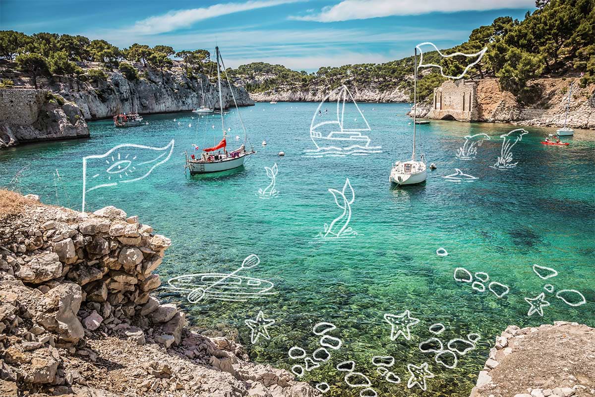 The Calanques Coast by Boat and Foot