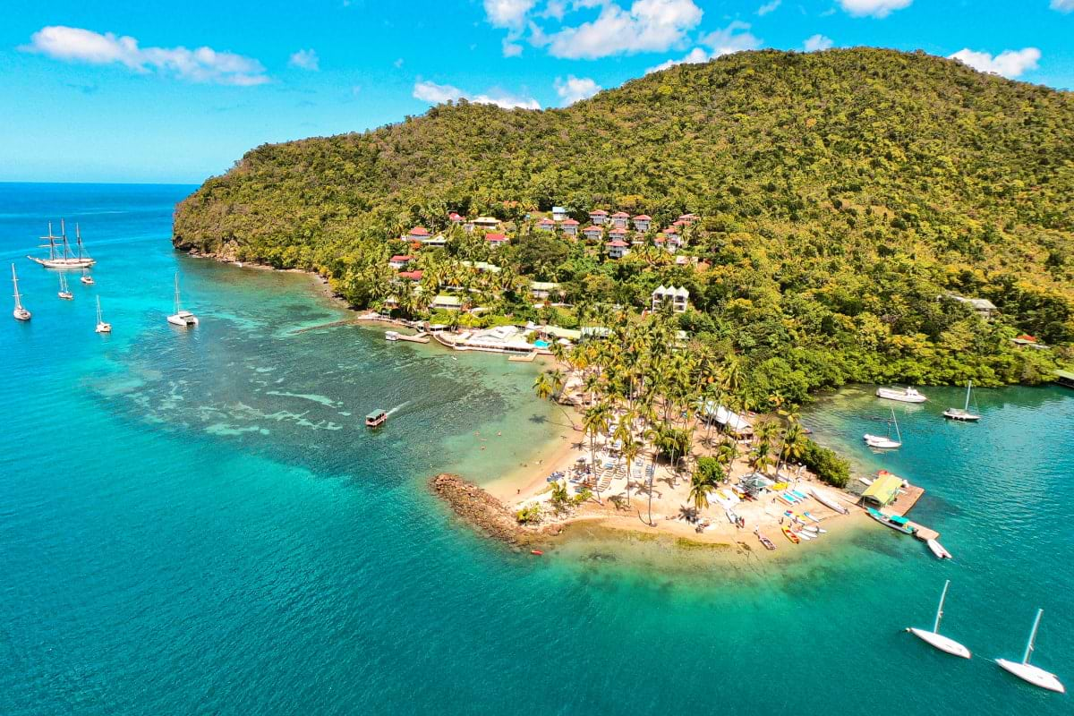 Aerial Tram, Marigot Bay & Pitons