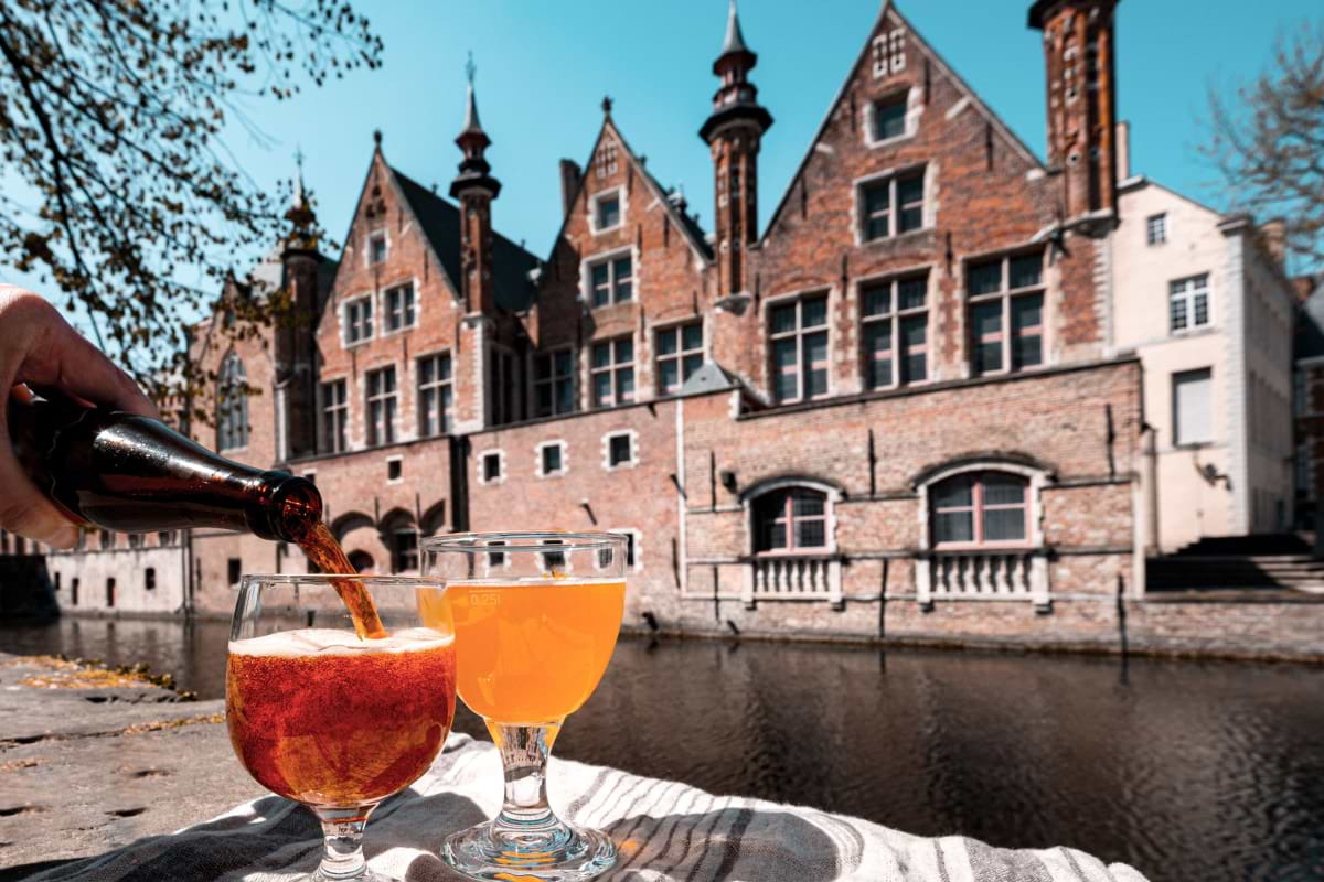 Blending Brews in Bruges Daytime