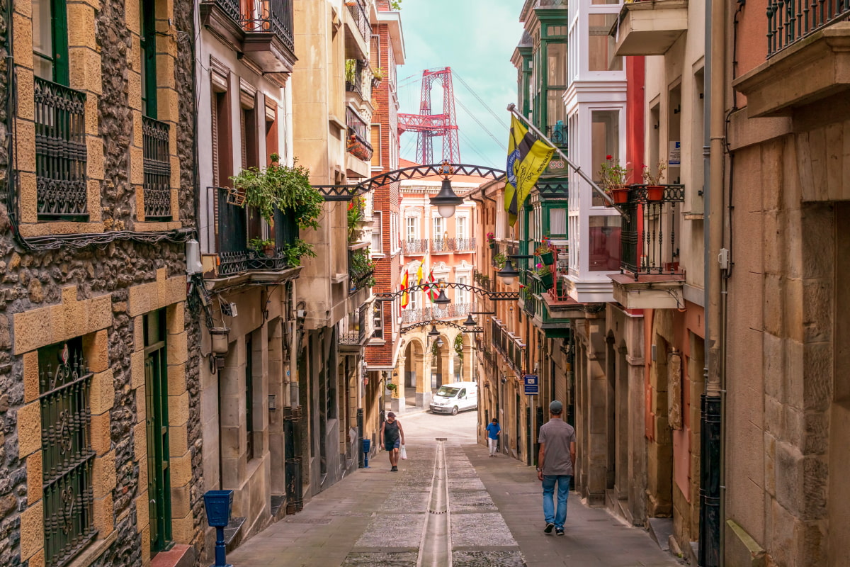 Bilbao Old Town & Puente de Vizcaya