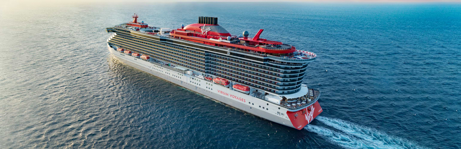 Virgin Voyages sailing the sea