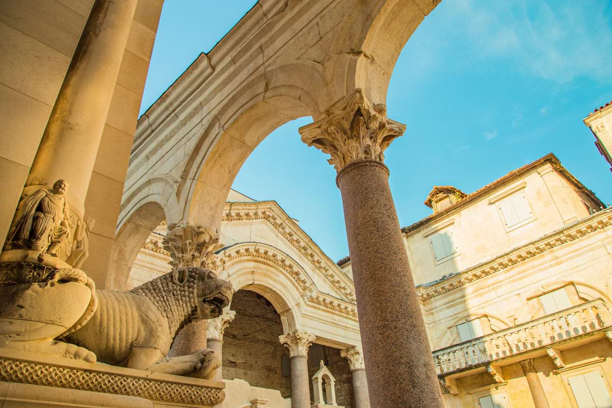 UNESCO Site, Old Town Split, and Ruins