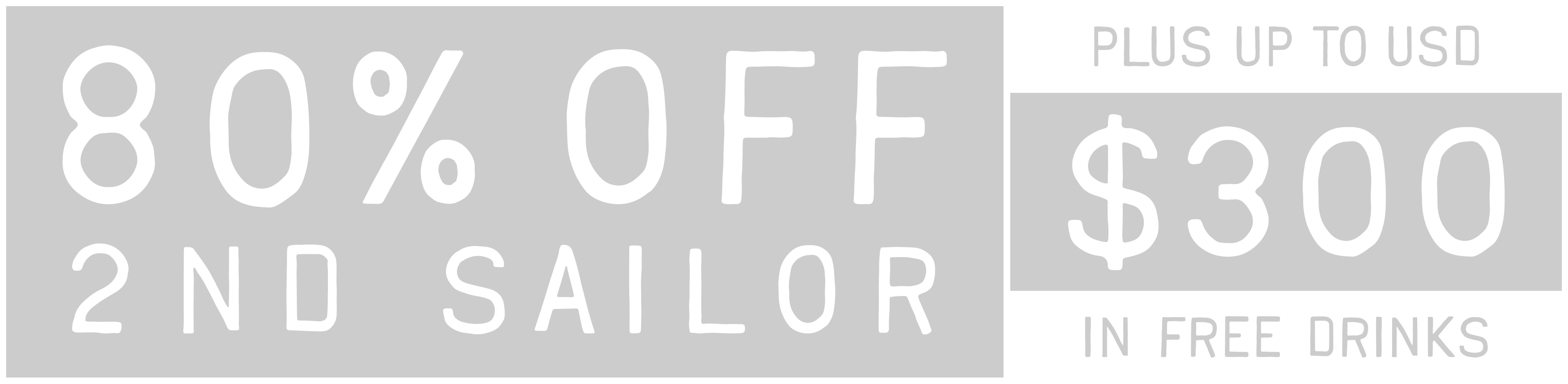 Best Offer Yet 80% Off Second Sailor