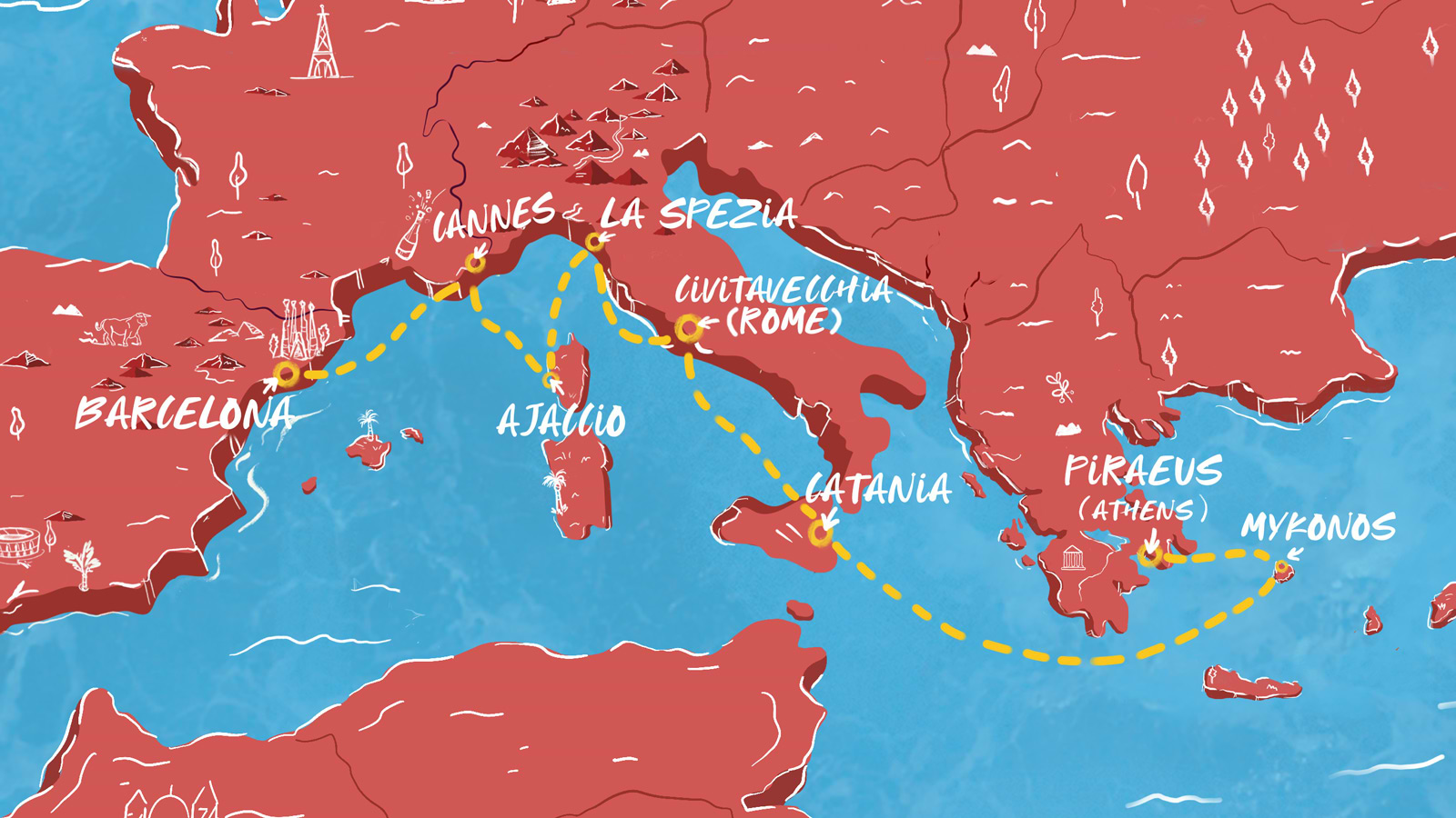 Ancient Aegean to The Modern Med Itinerary