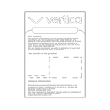 What inside the Vertica® box | Warranty card