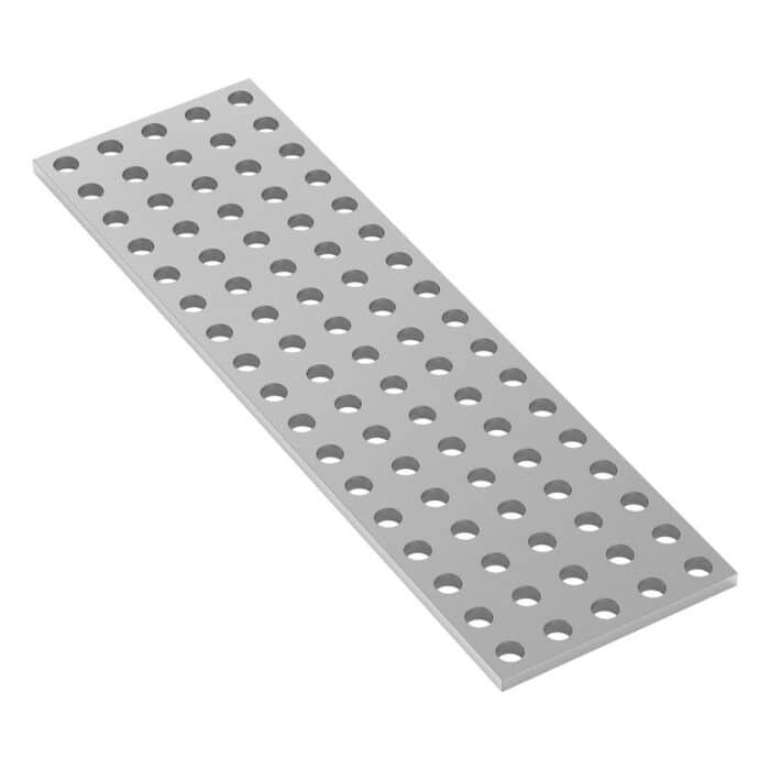1116 Series Aluminum Grid Plates (5 x 17 Hole, 40 x 136mm)