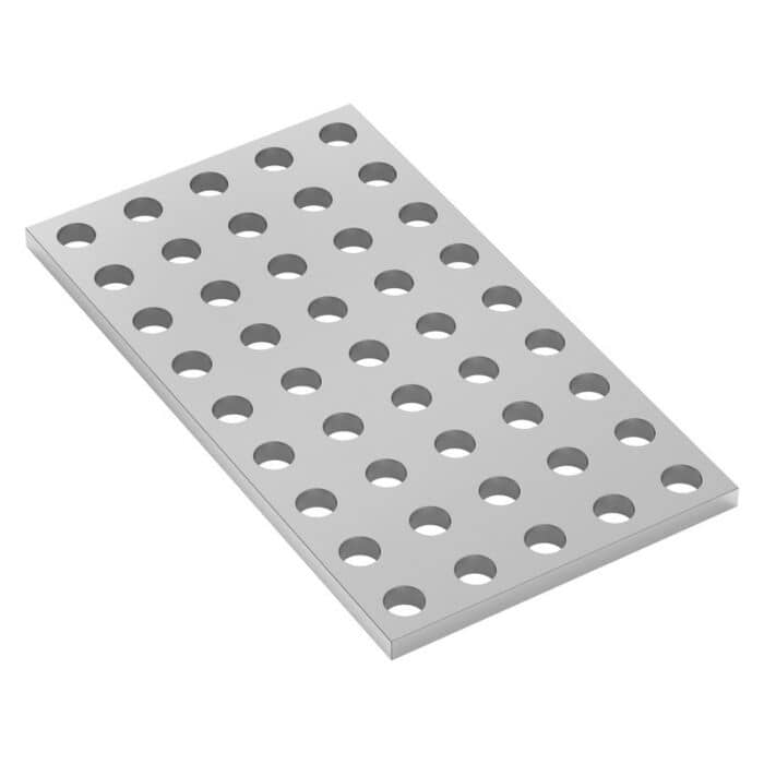 1116 Series Aluminum Grid Plates (5 x 9 Hole, 40x 72mm)