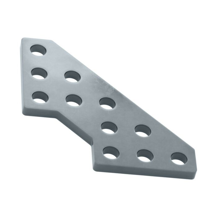 1126 Steel Gusset-Plate (3 x 3 Hole) - 4 Pack