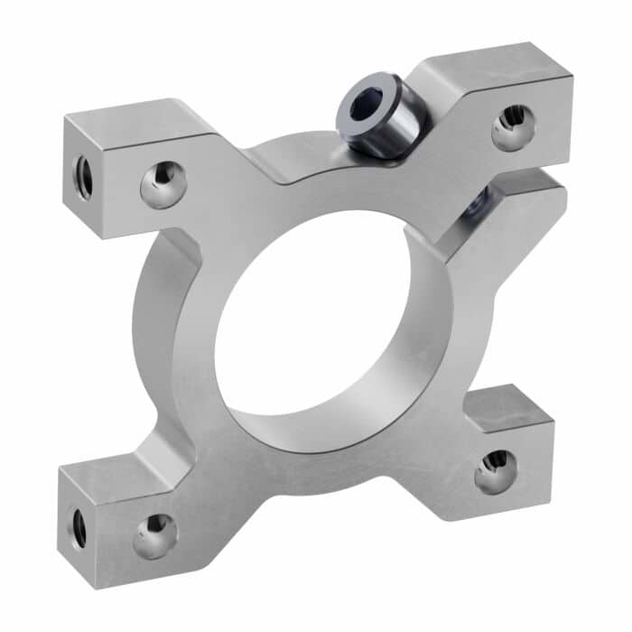 1401 Series 2-Side, 2-Post Clamping Mount (43mm Width, 22mm Bore)