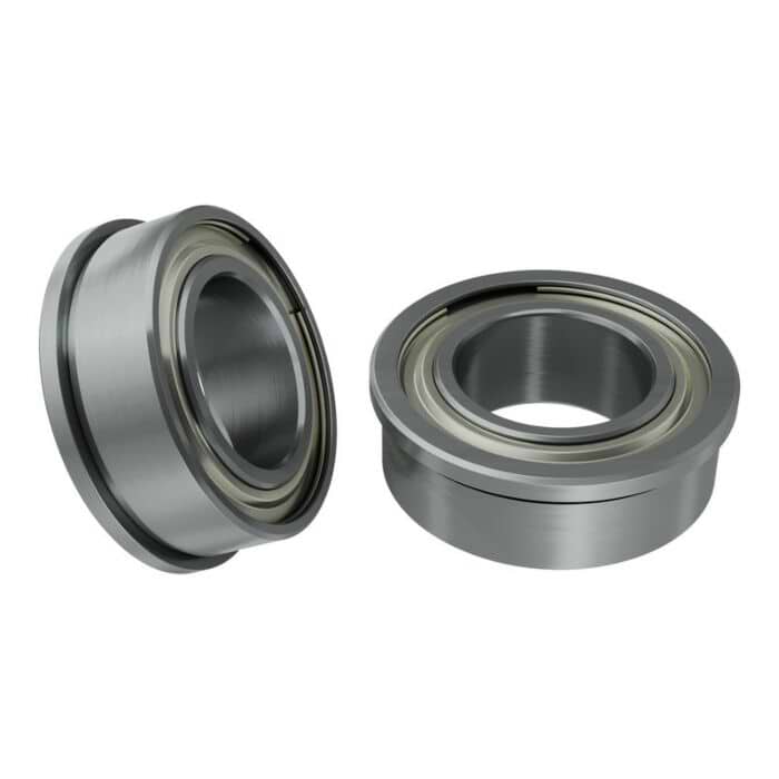 1611 Series Flanged Ball Bearing (8mm ID x 14mm OD, 5mm Thickness) - 2 Pack