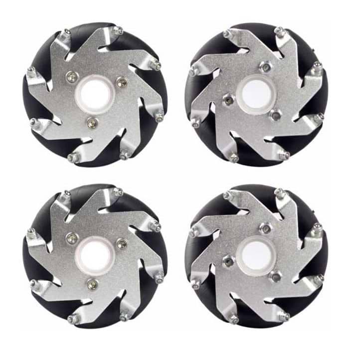 60mm Aluminium Mecanum Wheel Set 4pcs