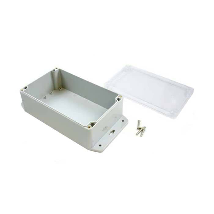 BOX4204 Waterproof Enclosure (200x120x75) with Transparent Lid 