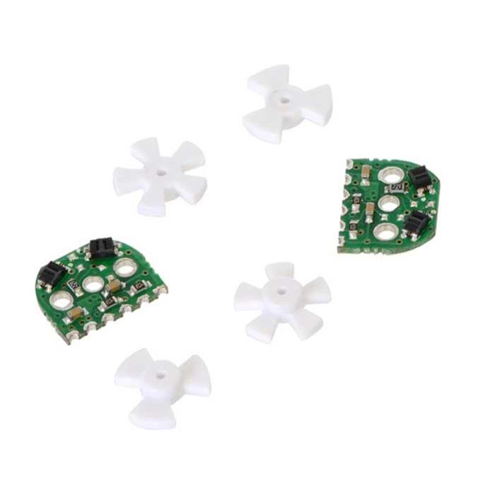 Optical encoder pair kit for micro metal gearmotors (5 V version).