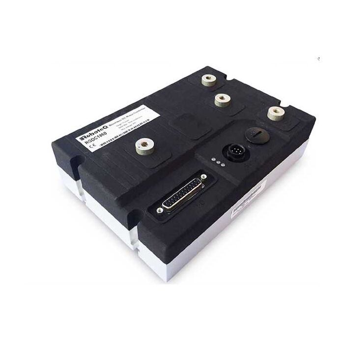 Brushed DC Motor Controller, Single Channel, 1 x 300A, 60V, USB, CAN, 16 Dig/Ana IO, Cooling plate with ABS cover