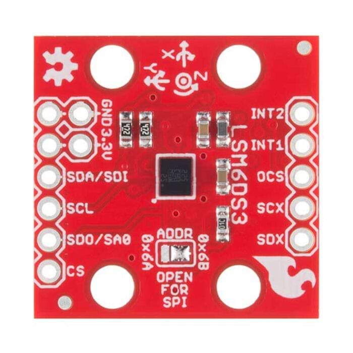 SparkFun 6 Degrees of Freedom Breakout - LSM6DS3 front of board