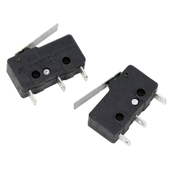 SPDT Miniature Limit Switch with Lever (2 pack)