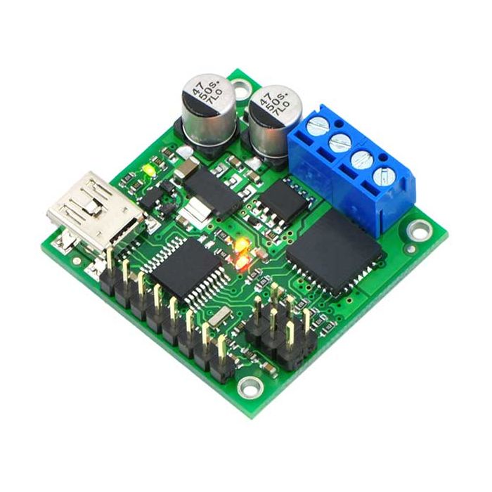 Pololu Jrk 21v3 USB Motor Controller with Feedback with connectors fitted