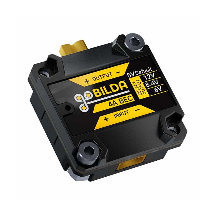 4A BEC / Voltage Regulator (6-24V Input, Adjustable 5, 6, 8.4, 12V Output, XT30 Connectors)