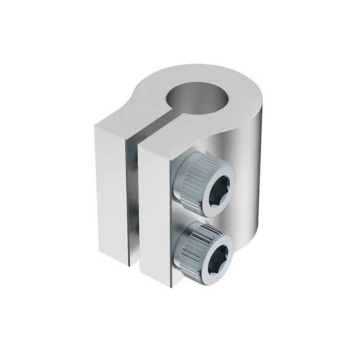 1/4" to 8mm Bore Clamping Shaft Coupler