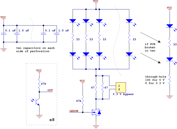 QTR-8A Schematic Diagram