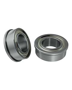 1611 Series Flanged Ball Bearing (8mm ID x 14mm OD, 5mm Thickness) - 2 Pack