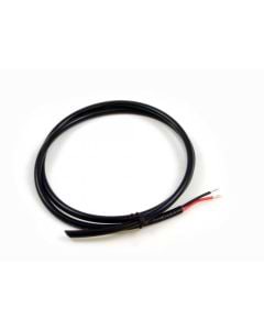 2 Conductor 16AWG Wire Black sold by the meter