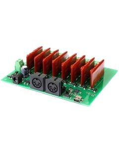 MIDI-RLY08-0 relay, 8 dimmer