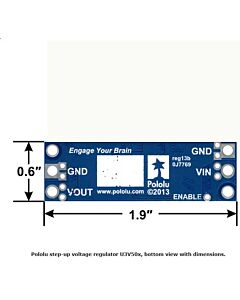 Pololu Adjustable 9-30V Step-Up Voltage Regulator U3V50AHV