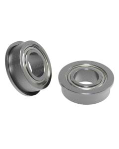 6mm ID x 12mm OD, 4mm Thickness Flanged Ball Bearing - 2 Pack
