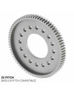 32 Pitch, 76 Tooth (1.00" Bore) Aluminum Hub Gear