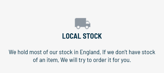 We have local Stock