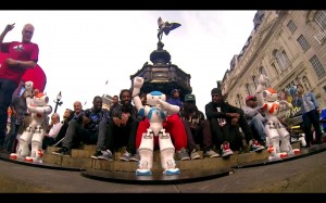 Nao robots dancing Gangnam Style on The Gadget Show