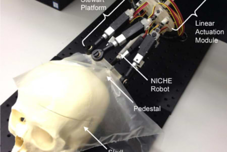 A Skull Mounted Robotic Head Frame for a Neurosurgical Robot