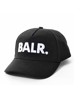 כובע BALR. Classic Cotton שחור/לבן