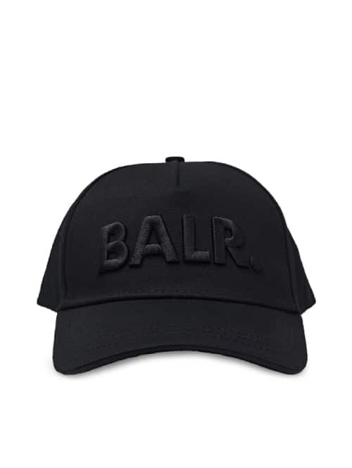 כובע BALR. Classic Cotton שחור/שחור