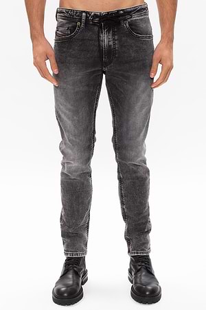 ג'ינס DIESEL THOMMER Tapered JoggJeans שחור אפור  משופשף