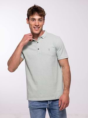 ALLSAINTS bright green polo פולו ירוק בהיר