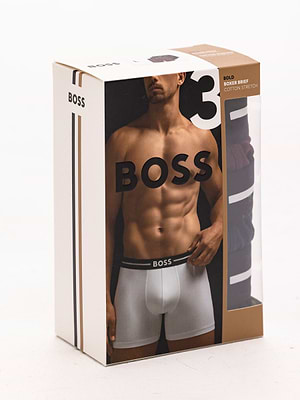 HUGO BOSS underwear box מארז תחתונים 3 יח' שחור