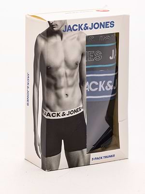 JACK AND JONES underwear box מארז תחתונים 3 יח' מיקס צבעים