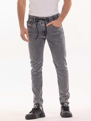 DIESEL jogg jeans dark גינס ארוך בצבע אפור גינס