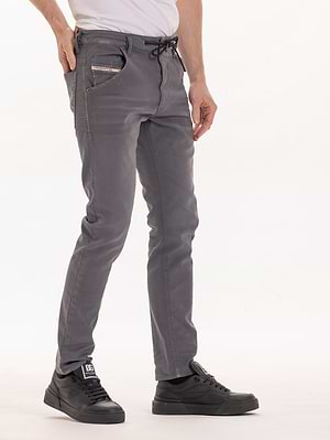 DIESEL jogg jeans gray גינס ארוך בצבע אפור בטון