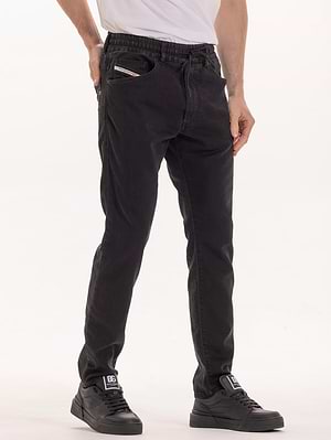 DIESEL jogg jeans black גינס ארוך בצבע שחור